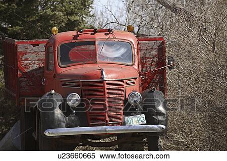 Stock Photography - farm, spring, earl, truck, abandoned. Fotosearch
