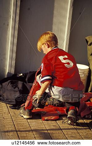 Stock Photograph - fun, released, boy, washington, red, model. Fotosearch