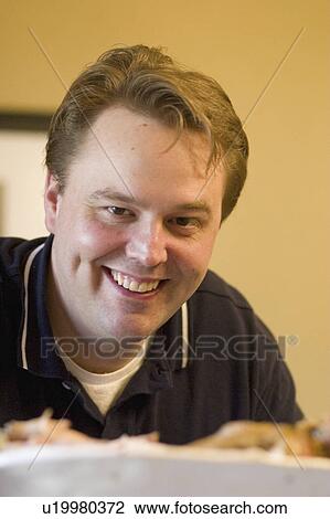 Stock Image - happy, minnesota, paul, male, portrait. Fotosearch