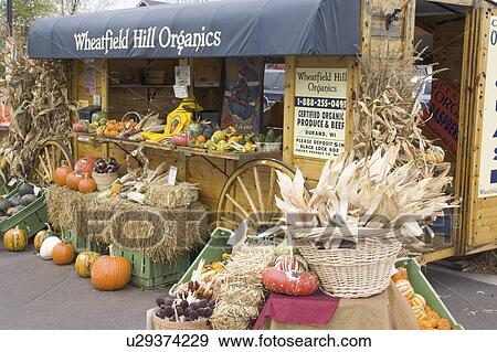 Stock Photo - hayward, vegetables, shop, outdoor, sale, organic. Fotosearch