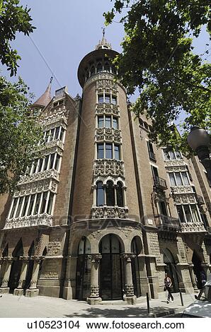 Picture - house, 1905, built, cadafalch, punxes. Fotosearch