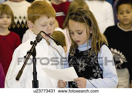Stock Image - kids, statement, reading, age, children. Fotosearch