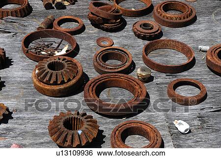 Stock Photograph - laid, bearings, town, ghost, found, gears. Fotosearch