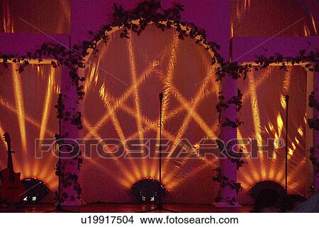 Picture - lighting, show, banquet, night, awards, light. Fotosearch