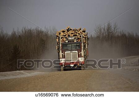 logging, road, truck, approaching View Large Photo Image Stock Photograph - logging, road, truck, approaching. Fotosearch