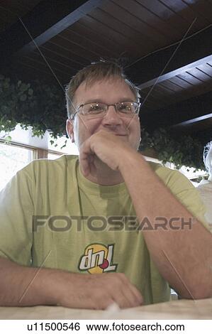 Stock Photograph - male, family, 39, age, thoughtful. Fotosearch