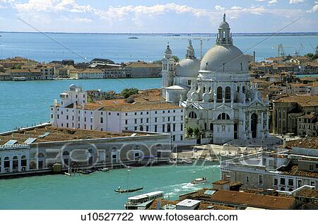 Stock Image - maria, church, domed, salute, santa. Fotosearch