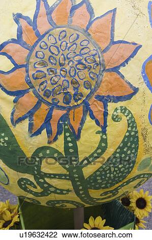 Stock Image - may, sunflower, beast, heart, decoration, large. Fotosearch