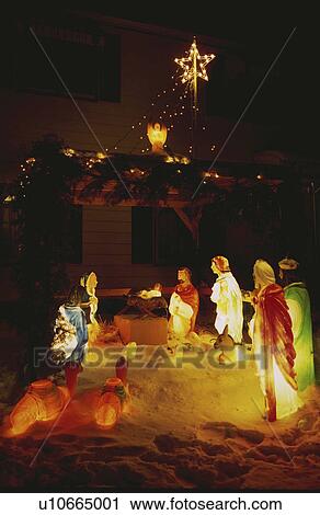 minnesota, nativity, paul, snow, scene, outdoor View Large Photo Image Stock Image - minnesota, nativity, paul, snow, scene, outdoor. Fotosearch