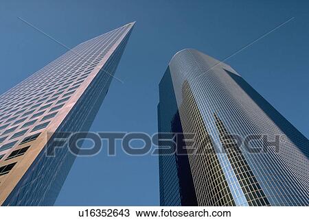 modern, angeles, downtown, architectures, skyscraper View Large Photo Image Stock Image - modern, angeles, downtown, architectures, skyscraper. Fotosearch