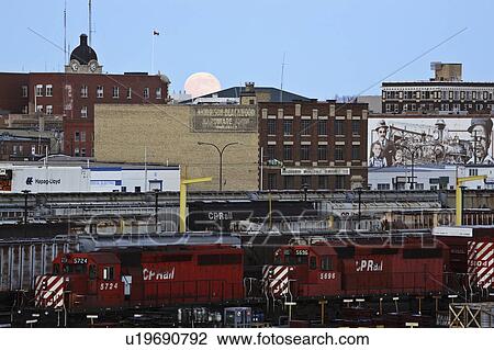 moon, building, city, rising, full View Large Photo Image Stock Image - moon, building, city, rising, full. Fotosearch