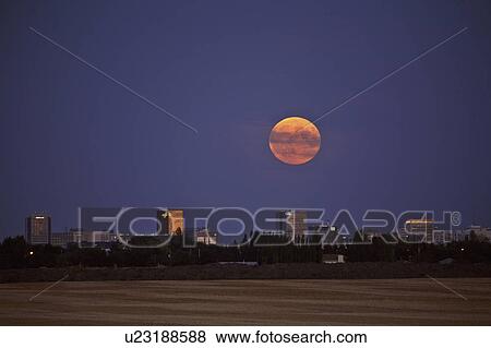 moon, scenic, regina, rising, full View Large Photo Image Stock Photo - moon, scenic, regina, rising, full. Fotosearch