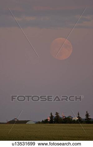 moon, southern, scenic, farm, full View Large Photo Image Stock Photo - moon, southern, scenic, farm, full. Fotosearch
