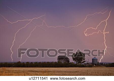 mossbank, thunderstorm, west, lightning, bolt, severe View Large Photo Image Stock Image - mossbank, thunderstorm, west, lightning, bolt, severe. Fotosearch