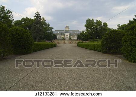 Stock Image - ohio, park, columbus, iii, conservatory, franklin. Fotosearch