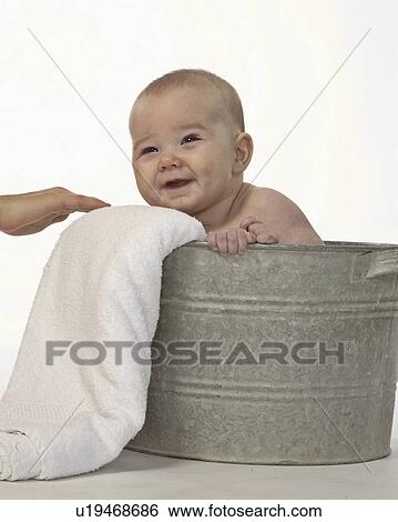 Stock Photograph - old, bathtub, fashion, baby. Fotosearch