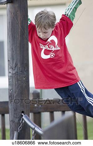 Stock Photograph - old, paul, playground, swinging, year. Fotosearch