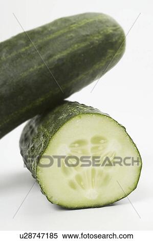 pair, background, white, cucumbers, closeup View Large Photo Image Stock Photography - pair, background, white, cucumbers, closeup. Fotosearch