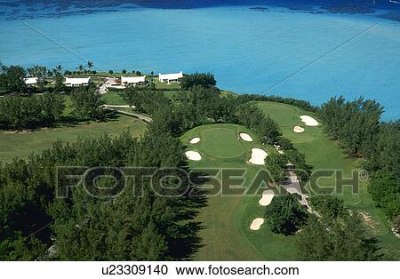 Stock Image - parish, royal, southampton, course, golf, port. Fotosearch