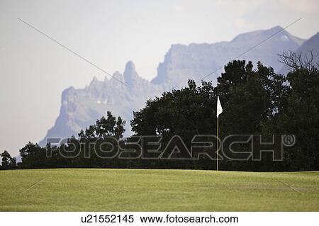 Stock Photography - park, golf, national, lakes, course, waterton. Fotosearch