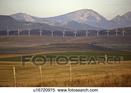 Stock Photography - pincher, view, nw, mountains, rocky, scenic. Fotosearch