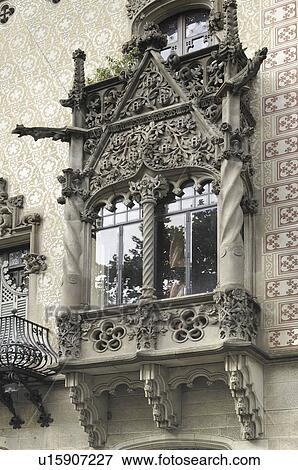 Stock Photo - recreates, ametller, cadafalch, josep, house, casa. Fotosearch
