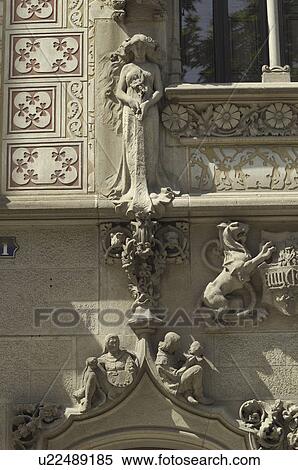 Stock Photography - recreates, ametller, cadafalch, josep, house, casa. Fotosearch