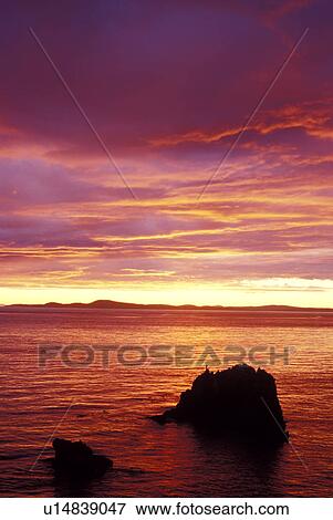 red, pass, island, sunset, fidalgo, storm View Large Photo Image Stock Photo - red, pass, island, sunset, fidalgo, storm. Fotosearch