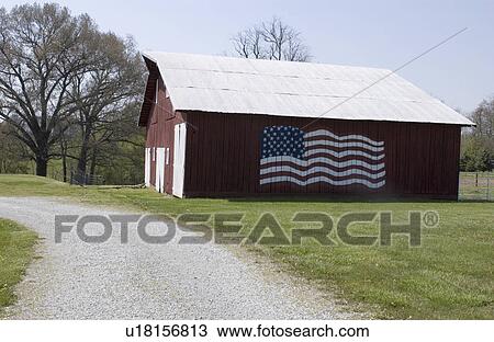 road, barn, kentucky, flag, american, red View Large Photo Image Stock Image - road, barn, kentucky, flag, american, red. Fotosearch