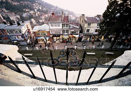 road, india, shopping, mall, market, simla View Large Photo Image Picture - road, india, shopping, mall, market, simla. Fotosearch