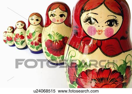Stock Photography - russian, relationships, family, dolls, set. Fotosearch