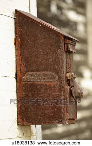 Stock Photo - rusted, coderre, deposit, mail, old. Fotosearch
