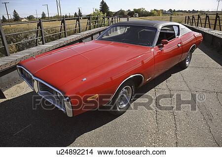 Picture - saskatchewan, dodge, scenic, car, charger, classic. Fotosearch