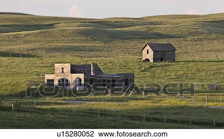 Stock Image - saskatchewan, town, southern, scenic, buildings, old. Fotosearch