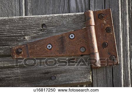 Stock Image - saskatchewan, wooden, scenic, hearne, door, hinge. Fotosearch