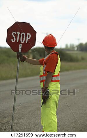 saskatchewan, worker, scenic, traffic, directing, road View Large Photo Image Stock Photo - saskatchewan, worker, scenic, traffic, directing, road. Fotosearch