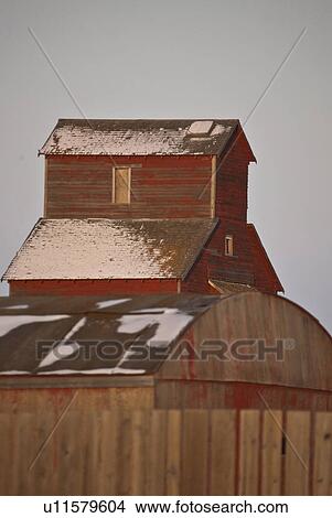 scenic, wooden, farmyard, elevator, grain, small View Large Photo Image Picture - scenic, wooden, farmyard, elevator, grain, small. Fotosearch