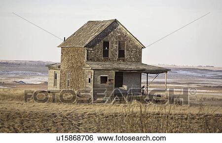 Stock Photograph - siding, abandoned, cedar, house, farm, old. Fotosearch