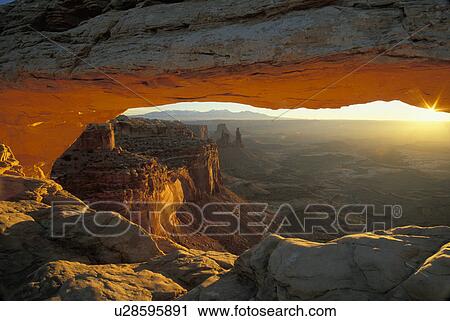 Stock Image - sky, national, tourism, reflecting, usa, rock. Fotosearch