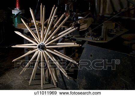 Stock Photo - spoke, work, transportation, wheel, buggy, wheelwrights. Fotosearch