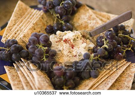 spread, doeuvres, cheese, grapes, crackers, hors View Large Photo Image Stock Photo - spread, doeuvres, cheese, grapes, crackers, hors. Fotosearch