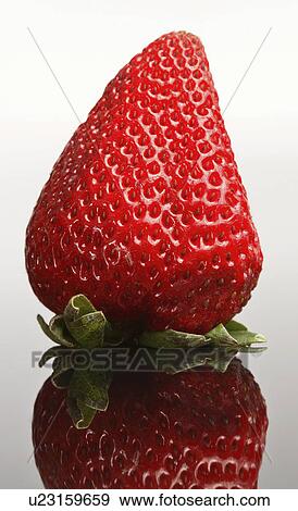 strawberry, sliced, glass, reflected, whole View Large Photo Image Stock Photo - strawberry, sliced, glass, reflected, whole. Fotosearch