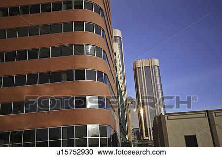 Stock Image - tall, downtown, canada, alberta, calgary, buildings. Fotosearch
