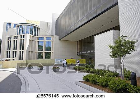 Stock Photography - theatre, minneapolis, childrens, arts, institute, entrance. Fotosearch