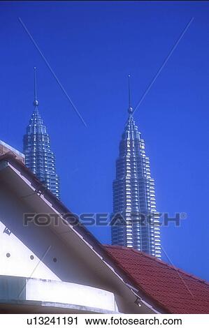 Stock Image - towers, malaysia, lumpur, kuala, twin. Fotosearch