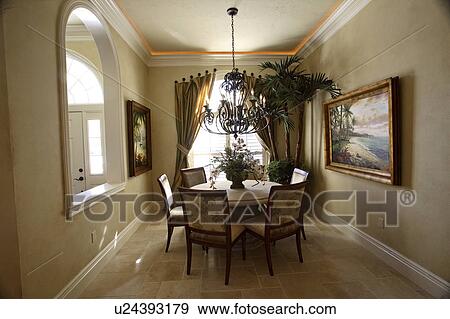 Stock Photo - usa, interior, florida, scenic, home, beautiful. Fotosearch