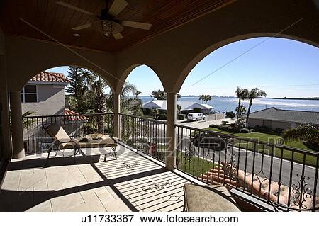 Stock Photo - usa, outdoor, florida, scenic, patio, beautiful. Fotosearch