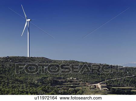 vilanova, turbines, digital, spain, windmills, wind View Large Photo Image Picture - vilanova, turbines, digital, spain, windmills, wind. Fotosearch