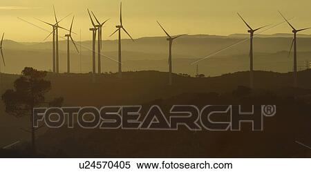 Stock Photography - vilanova, turbines, digital, spain, windmills, wind. Fotosearch