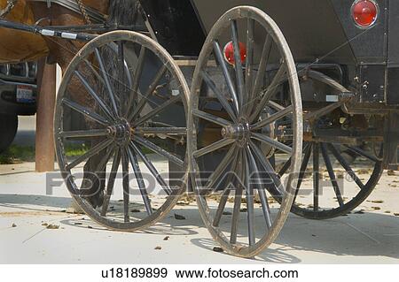 Stock Photo - wait, buggy, oldfashioned, transportation, parked, waiting. Fotosearch